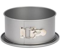 Subzonal-Patisse 03523 Moule À Manqué Bord Haut À Charnière Acier Revêtu Silver Top 22 X 8,5 Cm Argenté