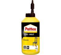 Subzonal-Pattex Colle Bois Classic (Biberon De 750 G) ¿ Colle À Bois Hautement Résistante ¿ Colle Vinylique Pour Montage, Assemblage, Placage Ou Contrecollage Sur Bois