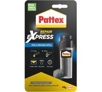 SUBZONAL-Pattex Pâte à réparer Métal (tube de 48 g) ¿ Pâte epoxy bi-composante avec particules de métal ¿ Colle à base de résine époxy pour coller et réparer les métaux