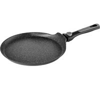 Subzonal-Pcui002009 - Poêle À Crêpes En Aluminium Forgé Pierra Ø32cm - Revêtement Anti-Adhésif Façon Pierre - Manche Amovible - Tout Feu, Induction, Noir