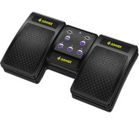 SUBZONAL-Pédale Tourne-page Bluetooth pour tablette rechargeable Noir