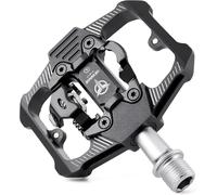 Subzonal-Pédales Vélo Spd Double Fonction - Plateau/Clipless, 3 Roulements Étanks, Aluminium Léger 9/16"" Avec Picots Pour Vtt Et Route,Vélo De Gravier
