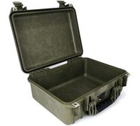 SUBZONAL-PELI 1450 valise de protection pour caméra et équipement sensible, étanche IP67, capacité 15L, fabriquée en Allemagne, sans mousse, vert olive