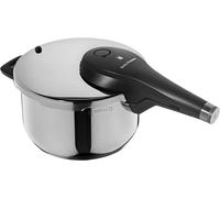 SUBZONAL-Perfect Premium One Pot Autocuiseur à Induction 4,5 l, autocuiseur Vapeur 22 cm, Acier Inoxydable Cromargan Poli, 2 Niveaux de Cuisson, Bouton Rotatif Tout-en-Un