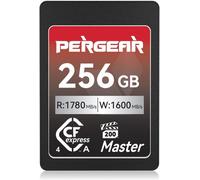 SUBZONAL-Pergear Carte mémoire CFexpress 4.0 type A de 256 Go, jusqu'à 1780 Mo/s de lecture et 1600 Mo/s en écriture pour 4K 120P, 8K 30P (Master Series), compatible avec les appareils photo Sony Alp