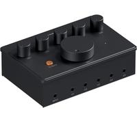 SUBZONAL-PH05 Amplificateur Répartiteur de Casque 5 Canaux, Mini Ampli pour Mixeur de Studio de Musique, Partage Audio, Moniteur de Podcast, Prend en Charge 16-300 Ohm Haute Impédance IEM