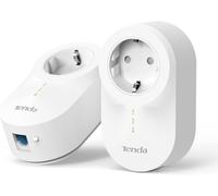 SUBZONAL-PH6 Kit CPL 1000Mbps avec 1 Port Gigabit et Prise Intégrée, kit de 2 boîtiers CPL, Compatible avec Tous Les boîtiers, Plug and Play, Prise EUug, Idéale pour caméra, IPTV, Xbox