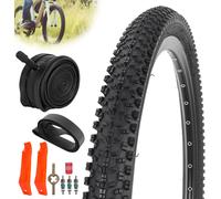 Subzonal-Pneus De Vélo De Rechange Pliables De 61/66 X 4,95 Cm Avec Leviers De Pneu Et Doublures De Pneus, Pneu De Vtt 61/66 Cm Et Chambre À Air Pour Vtt Tout-Terrain
