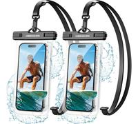 Subzonal-Pochette Étanche Smartphone Lot De 2 Sac Étanche Ipx8 Pour Téléphone Iphone 16 15 14 13 12 11 Pro Max Xs Max Xr Xs, X, Galaxy S25 24 23 Ultra, Huawei P70 Pro, Jusqu'¿ 7.0 Pouces