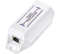 SUBZONAL-POE10 Gigabit PoE Extender 10/100/1000 Mbps 1 Canal PoE Amplificateur PoE Support Mural Chaîne de Marguerites Conforme IEEE 802.3at / 802.3af