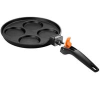 Subzonal-Poêle 4 Cercles, Acier Inoxydable, Noir, 24. Cm