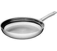 Subzonal-Poêle À Frire Professionnelle En Acier Inoxydable 20 Cm À Induction, Sans Revêtement En Acier Inoxydable Cromargan, Passe Au Four, Argenté