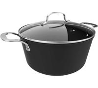 Subzonal-Polka Fantasy 28 Pot Silver, Diamètre 28 Cm, Capacité 7,1 L, Aluminium Forgé, Revêtement Antiadhésif Whitford Eterna, Sans Pfoa, Adapté À Tous Les Types De Cuisines, Couvercle