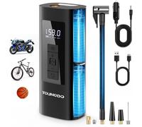 Subzonal-Pompe À Vélo Électrique 150psi, Compresseur À Air Portatif 6000mah, Gonfleur Velo Portable, Avec Lamp Led, Pour Vélo, Moto, Balle