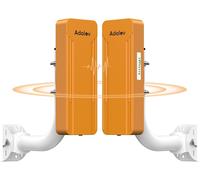 SUBZONAL-Pont sans Fil extérieur Gigabit : bi-Bande 2,4GHz & 5,8GHz, Pont WiFi Point à Point CPE469 avec Supports, antenne 16dBi, portée 3KM, pour Extension de réseau Starlink/Boutique/Garage