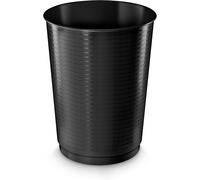 Subzonal-Poubelle Grand Format 40l Corbeille À Papier Maxi Capacité Bureau Collectivités Salle De Classe Ecole Noir