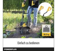 SUBZONAL-Powerplus Motoculteur Électrique POWXG72010-1500 W, 6 Lames, Profondeur de 220 mm et Largeur de 450 mm