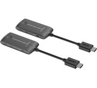 SUBZONAL-PremiumCord 4K HDMI Wireless Mini Extender sur 20m, UHD 4K 2160p 60Hz, Full HD 1080p, 18Gbps, HDMI2.0, HDCP2.2, Noir