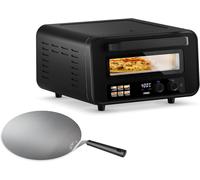 SUBZONAL-Princess Four à Pizza Pro Max, 15L, 400°C, 2100W, Commandes Tactiles, Pierre et Pelle Incluses, Chaleur Haut/Bas, Minuterie, Compact et Portable, Utilisation Intérieure/Extérieure, 112780