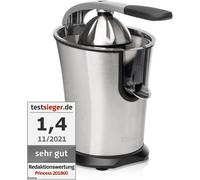 SUBZONAL-Princess Presse-agrumes Master Pro ¿ Cône en acier inoxydable ¿ 300 W ¿ Filtre à pulpe en inox ¿ Bras à levier professionnel ¿ Réservoir avec système anti-goutte ¿ 201860