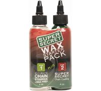 Subzonal-Pro Décapant De Chaîne De Vélo Nettoyer En 10 Minutes, Égoutter Et Rincer À L'eau Technologie De Nettoyage Lift And Encapsulate Bouteilles De Décapant De 4 Oz Et De Cire Super Secret De