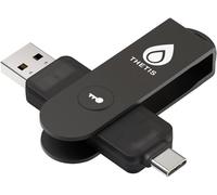SUBZONAL-Pro FIDO2 Clé de sécurité, clé de sécurité NFC FIDO 2.0 à authentification à Deux facteurs, Deux Ports USB de A et de Type C pour HOTP sous Windows/MacOS/Linux, Gmail, Facebook,Dropbox,GitHu