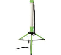 SUBZONAL-Projecteur Chantier Trépied 40W LED, Lampe IP65 Etanche, Éclairage Travail Extérieur pour Garage, Atelier, Bricolage, Construction Vert