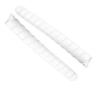 SUBZONAL-Protection De Tronc d'arbre en Spirale PVC Solide 40 Cm Blanc 2 Pcs pour Jardin Et Verger Protection Animaux Et Écorce Endommagée