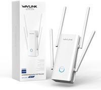 SUBZONAL-Puissant Répéteur WiFi 6, Amplificateur WiFi AX3000,Extender WiFi avec Port Ethernet pour la Maison, Antennes 5 * 5dBi, Couvre jusqu'à 3000sq.ft, Double Bande (5GHz/2.4GHz)