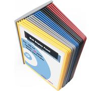 SUBZONAL-Pupitre Présentoir Mural 20 Panneaux d'Affichage A4 Assortie, Support Kit Mural, Consultation Présentation Documents Entrepôt Atelier Laboratoire Bureau etc. Multicolore TKD8222-20x Bunt