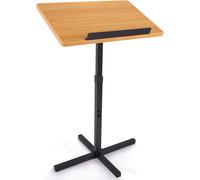 SUBZONAL-Pupitre, Table pour Ordinateur Portable, Réglable en Hauteur, Pupitre Musique/Livre, Support de Présentation avec étagère Supérieure Inclinée, Noir