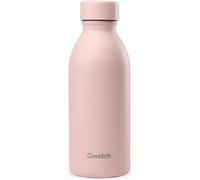 Subzonal-Qwetch - Bouteille Isotherme 500ml Pastel Rose - Icon - Gourde Design Compacte Et Élégante Inox Recyclé - 24h Froid Et 12h Chaud - Etanche, Sans Bpa