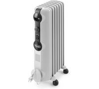 SUBZONAL-Radia S TRRS0715, Radiateur Électrique pour Pièces jusqu'à 45m³, Radiateur Bain d'Huile avec 3 Niveaux de Chauffage, Boutons Réglables, 1500W, Blanc