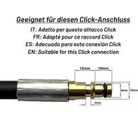 SUBZONAL-Rallonge haute pression pour raccord de tuyau - Compatible avec les nettoyeurs haute pression Kärcher K2 Clic comme 2.641-721.0