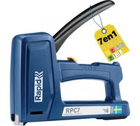 Subzonal-Rapid Rpc7 - Agrafeuse Murale 7-En-1 Pour Bois/Textile/Plastique, Bois/Tapissier, 50% Plus Facile À Utiliser, Pour Agrafes, Clous & Pointes, Fabriquée En Suède (5001632)