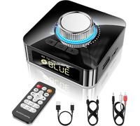 SUBZONAL-Recepteur Bluetooth, 5.4 Récepteur Bluetooth HiFi Jack Stéréo Faible Latence avec 3.5mm AUX RCA USB TF Recepteur Audio Bluetooth 33-49ft pour Tablette/Enceinte/TV/Écouteurs/Projecteurs