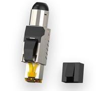 SUBZONAL-Redstar24 Connecteur RJ45 sans Outil CAT 7 CAT 8 Cat 8.1 Fiche Mâle Réseau 40Gbit/s 2000MHz Fiche à Sertir Blindée avec Connexion LSA pour câble ethernet CAT8 Cat7 Cat6a Cat6 8 pôles Plug