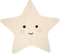 Subzonal-Reer Lumilu Silhouette Light Star 52177 Applique Murale En Forme D'étoile - Cadeau De Baptême - Cadeau D'anniversaire Pour Garçons Et Filles - Marron