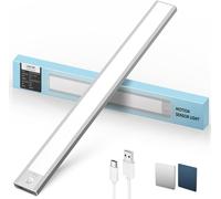 SUBZONAL-Reglette LED Lampe Cuisine sous Meuble - 40CM 2200mAh Lumiere Placard avec Detecteur de Mouvement Interieur sans Fil Rechargeable - Eclairage Veilleuse pour Armoire Dressing Escalier 1 Pac