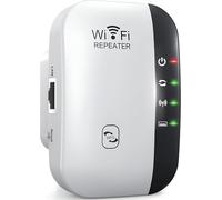 SUBZONAL-Répéteur Wi-Fi 2,4 GHz, 300 Mbit/s, amplificateur Wi-Fi, port Ethernet, WPS, point d'accès, mode répéteur, LED peut être éteinte, compatible avec tous les appareils Wi-Fi, amplificateur Inte
