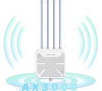 SUBZONAL-Repeteur WiFi Exterieur Puissant avec Antenne WiFi Longue Portée - Amplificateur WiFi 6 Wavlink AX3000 Mesh- Outdoor Poe Répéteur WiFi Extérieur- Idéal pour Les Grands Espaces éloignés