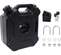 SUBZONAL-Réservoir à carburant noir 5 l - Réservoir à carburant - Réservoir d' de rechange Jerrycan - Avec serrure et clé - 454464