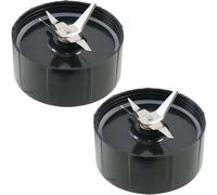 Subzonal-Rhinenet Lot De 2 Lames Croisées De Rechange Compatibles Avec Magic Bullet Stirring Blade Juicer 250 W Cross Blade, Lame De Rechange Pour Magic Blender Juicer Accessoires Mb1001