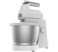 SUBZONAL-Robot Pâtissier PowerTwist 500 Steel. Bol Auto-giratoire en Acier Inoxydable, 3.5 L de Capacité, 5 Niveaux de Vitesse, Fonction Turbo, et 3 Accessoires, Moteur de 500 W.