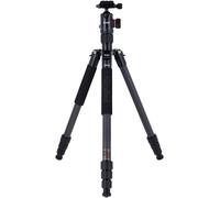 SUBZONAL-Rollei C6i Trepied Appareil Photo Noir, 172cm Trépied de Voyage en Carbone Portable avec Tête Sphérique 360° Trépied Caméra pour Sony Canon Nikon DSLR Trépied Smartphone avec Téléphone Suppo