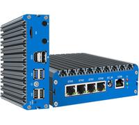 SUBZONAL-Routeur Firewall N150(Mise à Niveau N100), Soft Routeur Firewall Micro Appliance VPN Serveur sans Ventilateur 4*i226 DDR5 8GB 128GB NVMe SSD Soutien pfSense/OPNsense/OpenWrt/Proxmox/AESNI