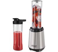 SUBZONAL-Russell Hobbs Blender Nomade et Pratique Mix & Go (300W, Lame en Acier inox, Démarrage automatique, 2 gourdes de 600 ml compatibles au lave vaisselle, Sans BPA, Smoothie & autres) Mixeur 234