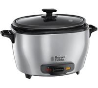 SUBZONAL-Russell Hobbs Cuiseur de Riz Familial Maxicook (5L, 14 portions, 700W, Spatule & Dosette incl., Arrêt & Maintien au Chaud Auto, Idéal aussi pour légumes/ poisson etc., Bol antiadhésif) 23570