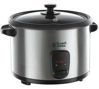 Subzonal-Russell Hobbs Cuiseur De Riz Grande Capacité Inox (1,8l, 10 Portions, Cuillère & Dosette Incl., Arrêt & Maintien Au Chaud Auto,Idéal Aussi Pour Légumes/ Poisson Etc.,Bol Antiadhésif) 19750-5