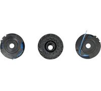 SUBZONAL-RYOBI - Lot de 3 Bobines Simple Fil Ø 1,6mm, Longueur 4,5m pour Coupe-Bordure Électrique sur Batterie - Fil Résistant et Durable - Compatible Plusieurs Modèles - RAC125
